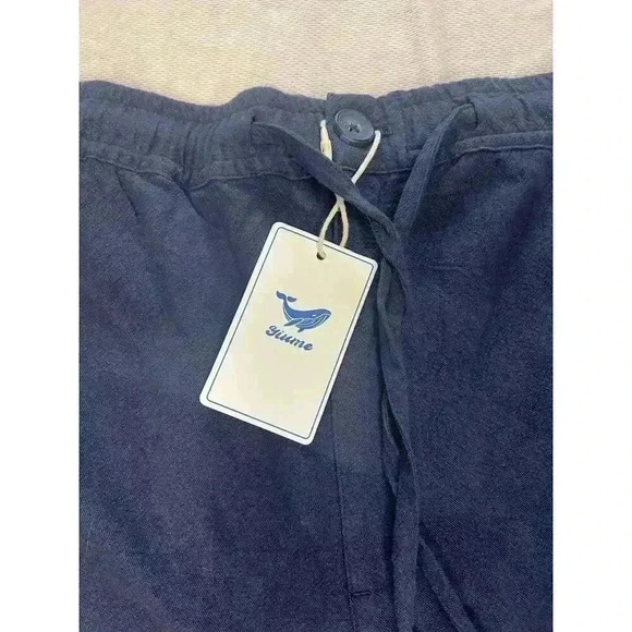 Yiume Navy Mid-Rise Straight Bermuda Shorts in Men's XXL NWT Blue - Picture 4 of 7